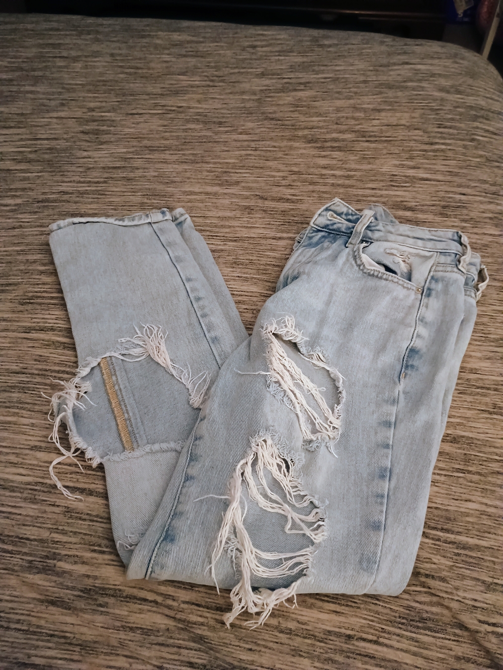 PacSun Light Blue Distressed Boyfriend Jeans
